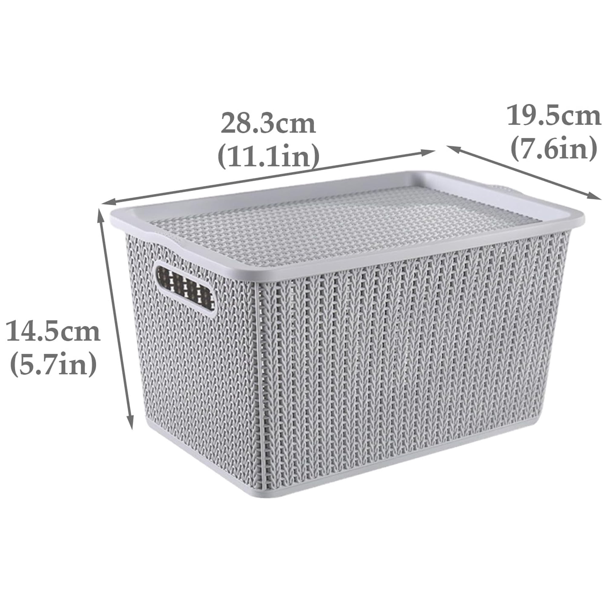 Pethiy 2-Pack Stackable Vegetable Bins, Onion Potato Storage Baskets with Lids, BPA-Free Plastic Canisters for Pantry Countertop Kitchen Organization