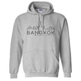 thumbnail image 1 of Skyline Bangkok Hoodie Sweatshirt Unisex 4X-Large Grey, 1 of 5