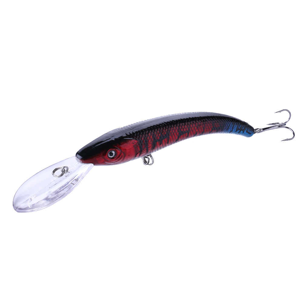 HENGJIA Minnow Bass Fishing Lures, Jerkbait Lure Set Hard Baits Crankbait for Catfish Walleye Trout Fishing Bait 10Pcs/kit,6.1‘’ 0.57oz