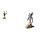 thumbnail image 1 of Estatua de rana camarera, figura de dama africana, figura de resina para escritorio, adorno de estante hecho a mano, adecuado para regalar, decoración, 1 of 7