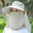 thumbnail image 2 of Women's Summer Wide Brim Sun Hat Outdoor Beach Hat for Travel Gardening Fishing Casual Wear, 2 of 3