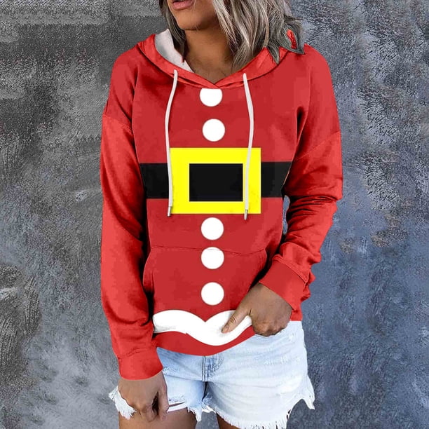 Ichuanyi liquidación para mujeres manga larga casual de capucha sudadera sudadera tops livianos livianos livianos tops ICHUANYI WER2023082209195