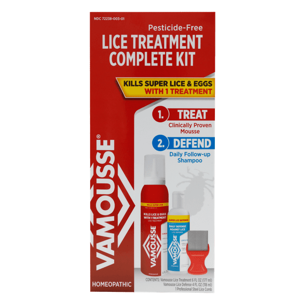 Vamousse Lice Treatment Complete Kit Walmart Com Walmart Com