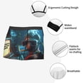 thumbnail image 3 of Honeii Underwater Office Diver Print Mens Boxer Briefs Breathable,Boxer Brief for Men, Moisture-Wicking Underwear-Medium, 3 of 5