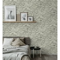 thumbnail image 5 of Seabrook Designs Antique Plaster Tailor Faux Brick Prepasted Wallpaper, 5 of 7