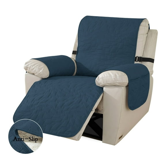 BH-JJSMGS 100% Waterproof Recliner Chair Cover, Recliner Chair Covers for Reclining Chair, Non-Slip Fabric Recliner Couch Cover for Living Room, for Pets Kids Protector, Washable