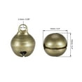 thumbnail image 2 of Ofertas Únicas DIY Pequeñas Campanas, 0.4 Pulgadas 100pcs, Campanas de Cobre para Manualidades a Granel para Fiesta de Navidad en Casa, Bronce, 2 of 6