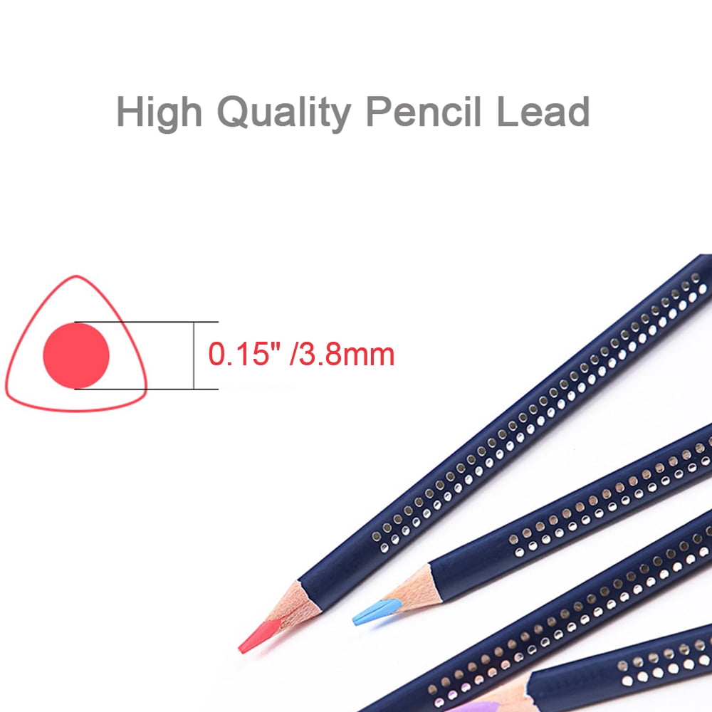 MEGICOT 120pcs /72pcs /48pcs /36pcs /24pcs /12pcs Watercolor Pencils - Includes Colored Pencils, Watercolor Brush and Metal Box, Ideal for Kids Adult Coloring Books Art Pages Art Drawing