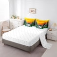 thumbnail image 3 of Ensemble de Literie de Camping Grand 7 Pcs, Ensemble de Literie de Voyage Rétro Rustique avec Couette, 3 of 5