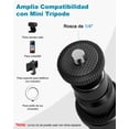 thumbnail image 2 of Aro de Luz para Celular,Anillo de Luz LED con Clip y Tr&iacute;pode, 5 Colores y 10 Niveles Brillo, Kit de Iluminaci&oacute;n para Selfies, Videollamadas,Zoom,C&aacute;mara Web,Monitor,Str, 2 of 9