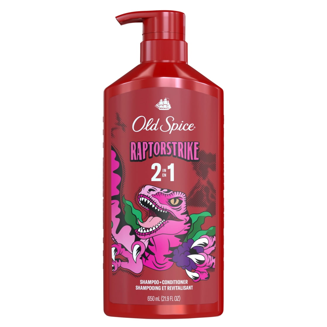 Old Spice Raptorstrike 2in1 Shampoo & Conditioner for Men, Healthy Looking & Clean Hair, 21.9 fl oz