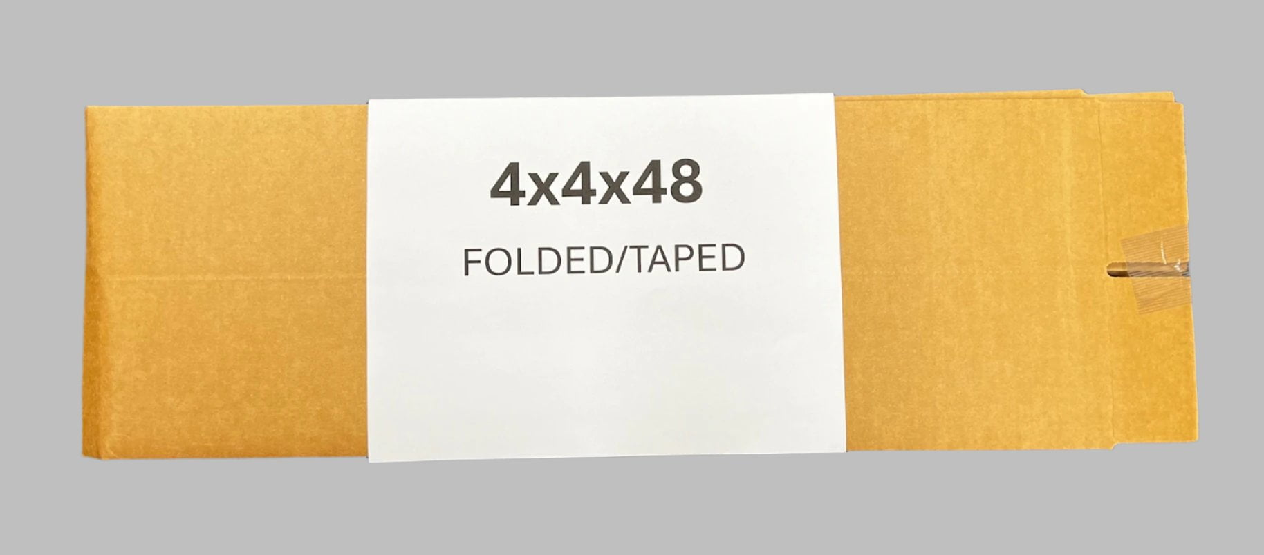 4x4x48 (200 lb strength) | SINGLE CARDBOARD BOX | TALL