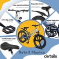 thumbnail image 3 of SHINPT 20in Mountain Bike for Boys and Girls Ages 7-14, 7-Speed Youth Bicycle with Magnesium Alloy Frame & One-Piece Wheels, Lightweight Kids Bike for Road, Dirt, Grass, Perfect Birthday Gift, 3 of 10