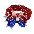 thumbnail image 3 of Odeerbi Independence Day Hair Clip for Girls Children's Hair Bow Bound Hair Net Baby Accessories Red, 3 of 3