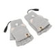 thumbnail image 2 of Guantes calefactables USB para hombre y mujer, de invierno, tejidos, sin dedos, para oficina, color gris, 2 of 14