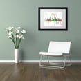thumbnail image 3 of Trademark Fine Art "St Louis Missouri Skyline Mclr-1" Canvas Art by Marlene Watson, White Matte, Black Frame, 3 of 4