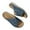A-Dark Blue156, variant on Womens Wedge Mule Sandals Vintage Cross Perforated Metal Buckle Wide Strap And Slide Open Toe Summer Everyday Walking Ladies Sandals