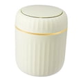thumbnail image 2 of Fiocias Desktop Small Trash Can Recycling Bin Modern with Lid Mini Trash Can Wastebasket Green, 2 of 9