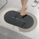 thumbnail image 1 of Alfombra antideslizante para el baño | Poliéster súper absorbente | Soporte de gel de sílice de goma de secado rápido | Alfombra de ducha de estilo moderno lavable | Pelo bajo | 15,8 x 23,6 in |, 1 of 9
