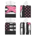 thumbnail image 2 of Balery Ribbon Breast Cancer Awareness Porta Pañuelos de Cuero con Estampado – Funda Moderna Cuadrada para Caja de Pañuelos, Dispensador 5x5x5'', 2 of 7
