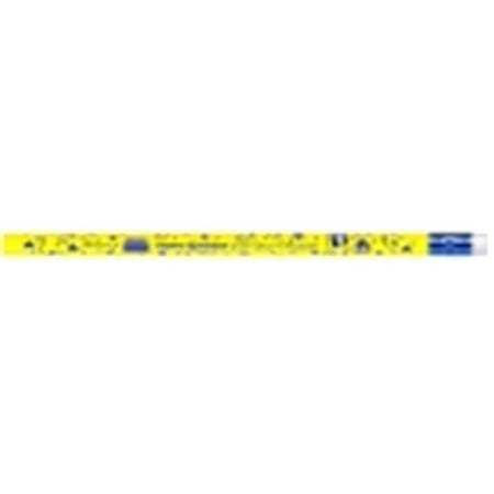Principals Award Pencils - Moon Products Fun & Happy Birthday From Your Principal Award Pencil With Erasers, Pack 12