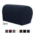 thumbnail image 2 of 1 par de reposabrazos de tela Protector de muebles para sofá Gris Sunnimix Fundas de reposabrazos de sofá, 2 of 8