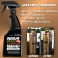 thumbnail image 6 of Flitz Brass and Copper Tarnish Remover, Powerful Organic Formula That Safely Removes Rust, Stains and Oxidation + Cleans Brick, Glass, Aluminum and More, Made in the USA, 16 oz Spray, 12-Pack, 6 of 7