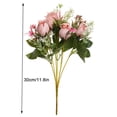 thumbnail image 3 of Rosa artificial Bonquet Matrimonio Flor falsa Adorno Adorno floral para el hogar Suministro 2 piezas Inevent HA8019-00B, 3 of 6