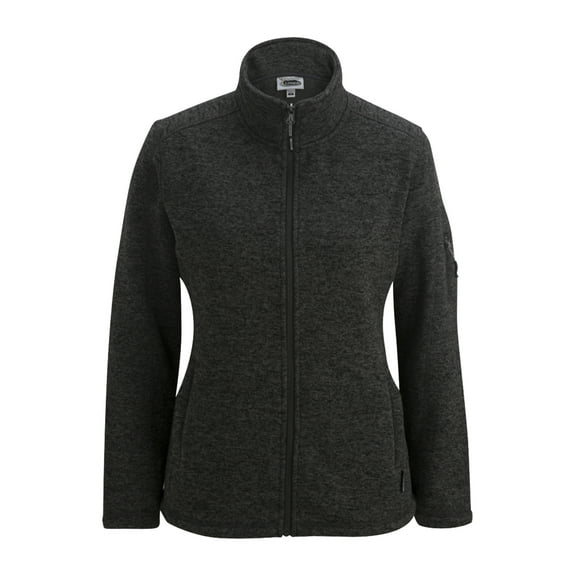 EDWARDS LADIES' SWEATER KNIT FLEECE JACKET