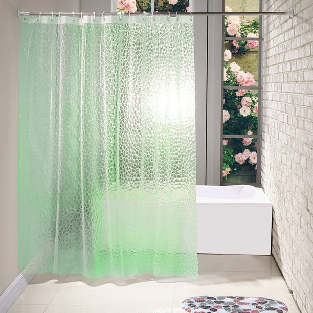 Plastic Shower Curtain Eva 3d, Heavy Duty Clear Vinyl Shower Curtains
