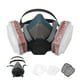 thumbnail image 1 of Respirador Respirador reutilizable Máscara de gas de media cara Protección respiratoria Respiradores para pintar Soldadura Pulido Carpintería y otra protección laboral Irfora Respirador, 1 of 7