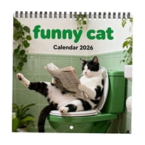 Calendar 2026 Cat Calendar Monthly Calendar Home Large Calendar Home Glossy Thick Paper