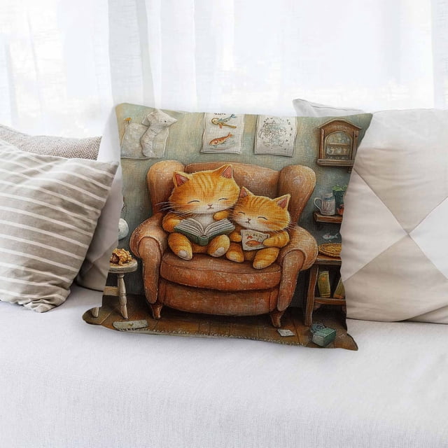 Herunwer Throw Pillow Covers Soft Decorative Throw Pillowcases Cushion Case Square for Home Decor Bed Couch Car Living Room