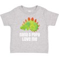 thumbnail image 3 of Inktastic Nana and Papa Love Me Boys Grandson Dinosaur Boys Toddler T-Shirt, 3 of 5