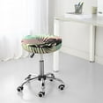 thumbnail image 7 of Daiia Tropical Summer Palm Stool Covers Round,Round Bar Stool Covers Waterproof Bar Chair Covers Washable Stool Cushion Slipcover for 12-14 Inch Chair-14 inch, 7 of 7