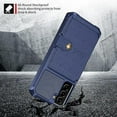 thumbnail image 3 of For Samsung Galaxy S21 Fe 5g Magnetic Wallet Card Bag Leather Phone Case, 3 of 5