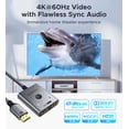 thumbnail image 4 of Conmutador HDMI Warrky 2x1 bidireccional 4K @60Hz con cable de 1 m, 4 of 8