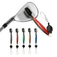 thumbnail image 3 of New Golf Club Cleaning Brush Double-Side With Keychain with Retractable Zip-line Tool, 3 of 6