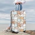 thumbnail image 3 of Lsque Lovely Bear Printed Luggage Cover, Travel Luggage Protector,Scratch and Dirt Resistant, Fits 18-32 Inch Luggage - Large, 3 of 9