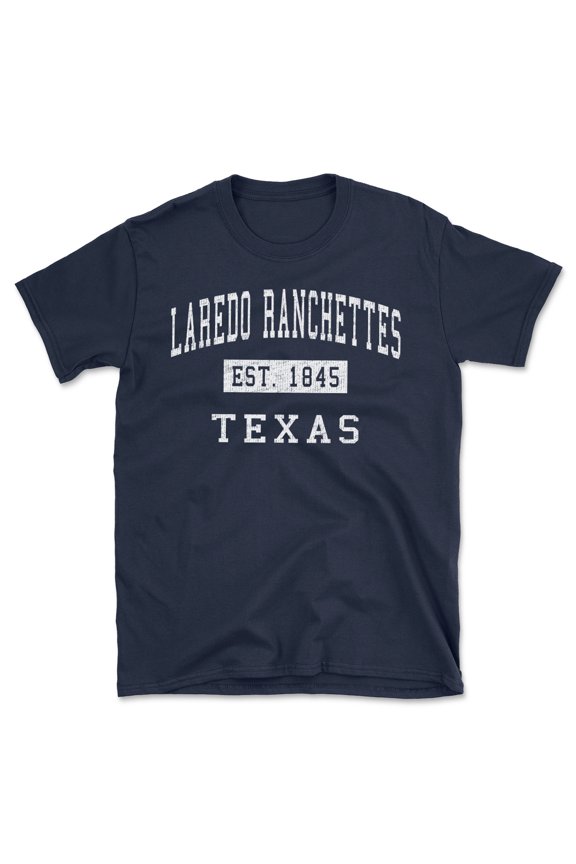 Laredo Ranchettes Texas Classic Established Men's Cotton T-Shirt