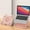 Pink, variant on Foldable Cell Phone Tablet Stand, Adjustable Angle, Stable Plastic Structure, Easy Heat Dissipation, Portable for Phones Tablets, Travel Office
