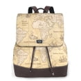 thumbnail image 1 of Balery World Map Mochila de Cuero para Mujeres, Gran Capacidad, Bolsa de Viaje Multifuncional, Mochila de Cuero y Bolsa de Hombro para Mujeres, 1 of 4