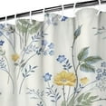 thumbnail image 3 of Waterproof Beautiful Colorful Floral Shower Curtain 72x72 Inch Boho Style Polyester Unique Shower Curtain for Bathroom Hotel Home Decor with 12 Plastic Hooks, 3 of 5