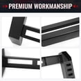 thumbnail image 4 of Ikon Motorsports Bull Bar Front Push Brush Bumper Grille Guard Protector For 2009-2014 Ford F-150 F150, Textured Black Steel Aluminum, 4 of 9