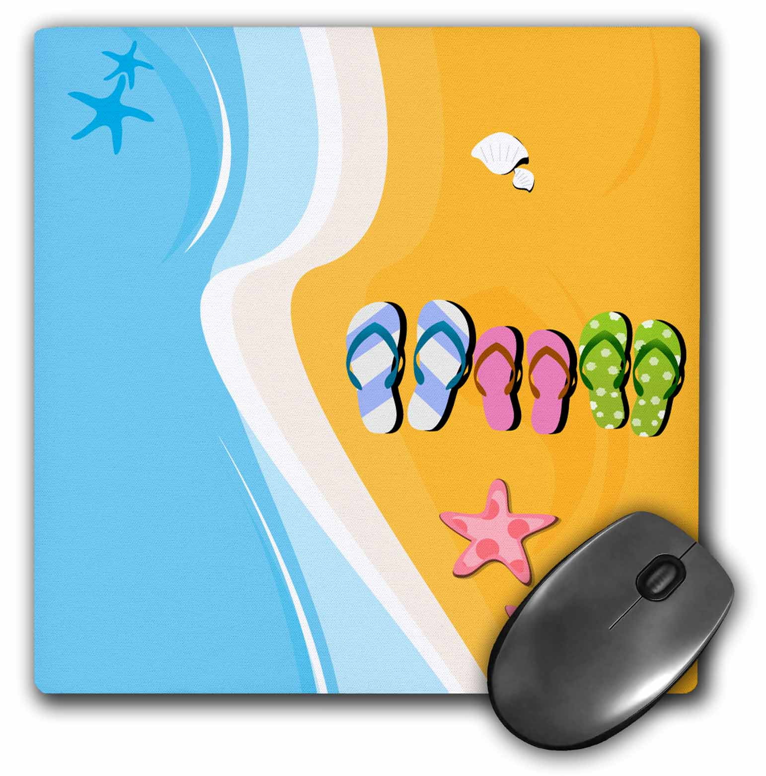 Halloween Fairy Nymph Mouse Pad - 8x8 Inch Adorable Pumpkin Patch Design, Non-Slip Rubber Base