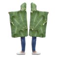 thumbnail image 2 of ASHLEIGH Banana Leaves Aloha Wearable Hooded Blanket 40x50 inches Toddler Kid Baby Boys Girls Throw Blankets Wrap, 2 of 2
