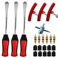 thumbnail image 1 of 22PCS/Set Car Wheel Rim Protector Tire Changing Lever Tools Auto Spoon Tire Kit Wheel Guard Rim Tyre Accessories, 1 of 5