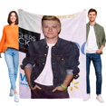 thumbnail image 1 of Josh Hutcherson anti-pilling, suave, ligera, esponjosa y acogedora de lujo para hogar y cocina – Perfecta para niños y adultos,100X130cm, 1 of 6
