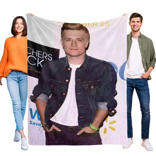 Josh Hutcherson anti-pilling, suave, ligera, esponjosa y acogedora de lujo para hogar y cocina – Perfecta para niños y adultos,100X130cm