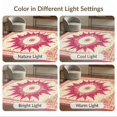 thumbnail image 7 of ODIKA Pink Boho Vintage Gothic Scrollwork Retro Cottagecore Whimsical Non-Slip Chair-Friendly for Dining Room, Under Table, Home Office, 7 of 7
